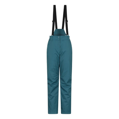 Teal - Front - Mountain Warehouse Womens-Ladies Moon II Ski Trousers