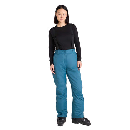 Teal - Pack Shot - Mountain Warehouse Womens-Ladies Moon II Ski Trousers