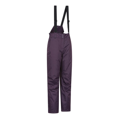 Dark Purple - Side - Mountain Warehouse Womens-Ladies Moon II Ski Trousers