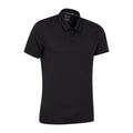Black - Back - Mountain Warehouse Mens Endurance IsoCool Polo Shirt