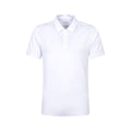 White - Front - Mountain Warehouse Mens Endurance IsoCool Polo Shirt