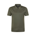 Dark Khaki - Front - Mountain Warehouse Mens Endurance IsoCool Polo Shirt
