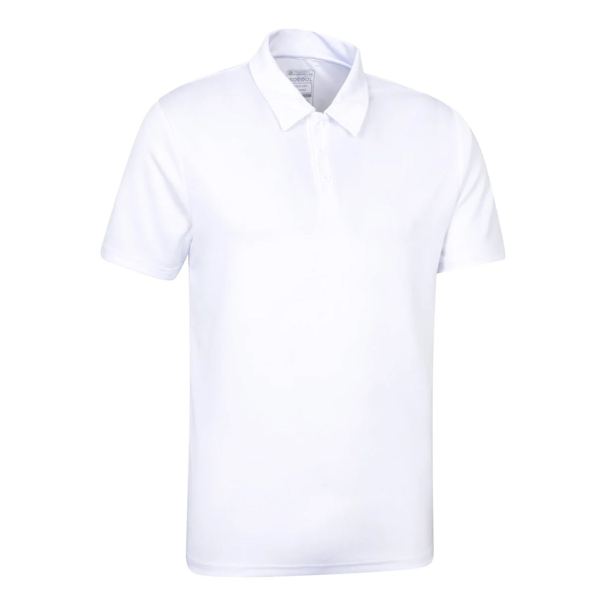 White - Side - Mountain Warehouse Mens Endurance IsoCool Polo Shirt