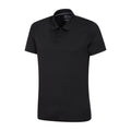 Black - Side - Mountain Warehouse Mens Endurance IsoCool Polo Shirt