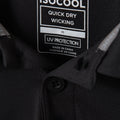 Black - Lifestyle - Mountain Warehouse Mens Endurance IsoCool Polo Shirt