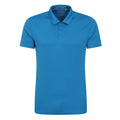 Blue - Front - Mountain Warehouse Mens Endurance IsoCool Polo Shirt