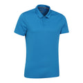 Blue - Front - Mountain Warehouse Mens Endurance IsoCool Polo Shirt