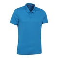 Blue - Back - Mountain Warehouse Mens Endurance IsoCool Polo Shirt