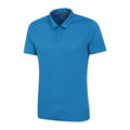 Blue - Side - Mountain Warehouse Mens Endurance IsoCool Polo Shirt