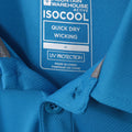 Blue - Lifestyle - Mountain Warehouse Mens Endurance IsoCool Polo Shirt