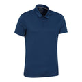 Dark Blue - Back - Mountain Warehouse Mens Endurance IsoCool Polo Shirt