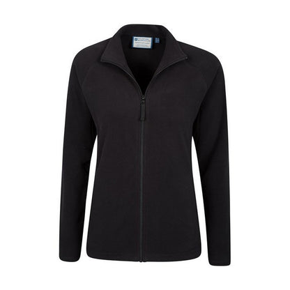 Black - Back - Mountain Warehouse Womens-Ladies Raso Fleece Jacket