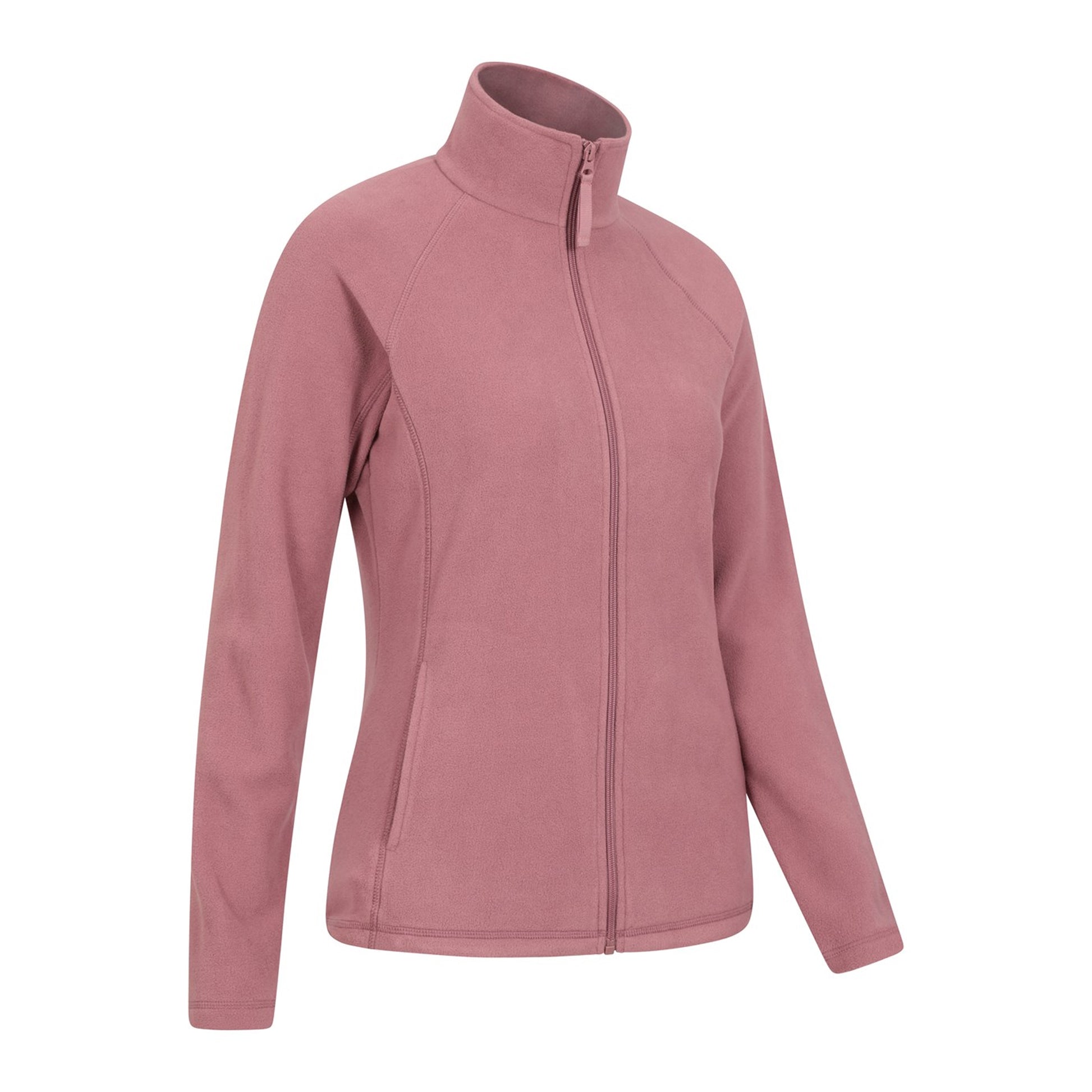 Bright Pink - Back - Mountain Warehouse Womens-Ladies Raso Fleece Jacket