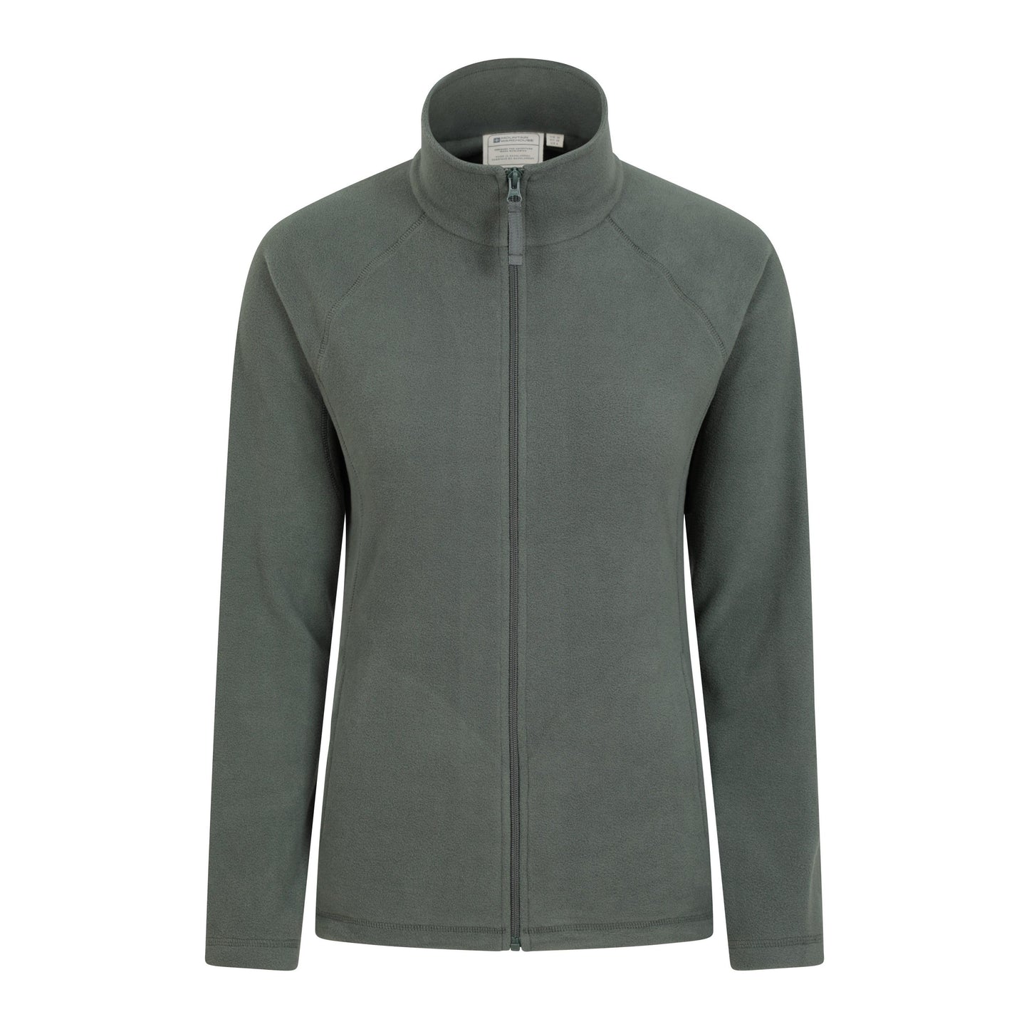 Khaki Green - Front - Mountain Warehouse Womens-Ladies Raso Fleece Jacket