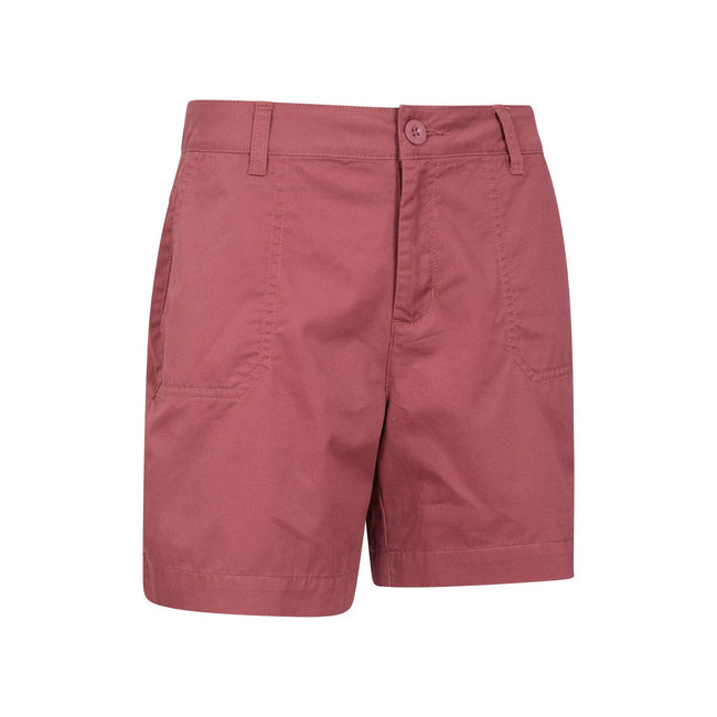 Dark Pink - Side - Mountain Warehouse Womens-Ladies Bayside Shorts