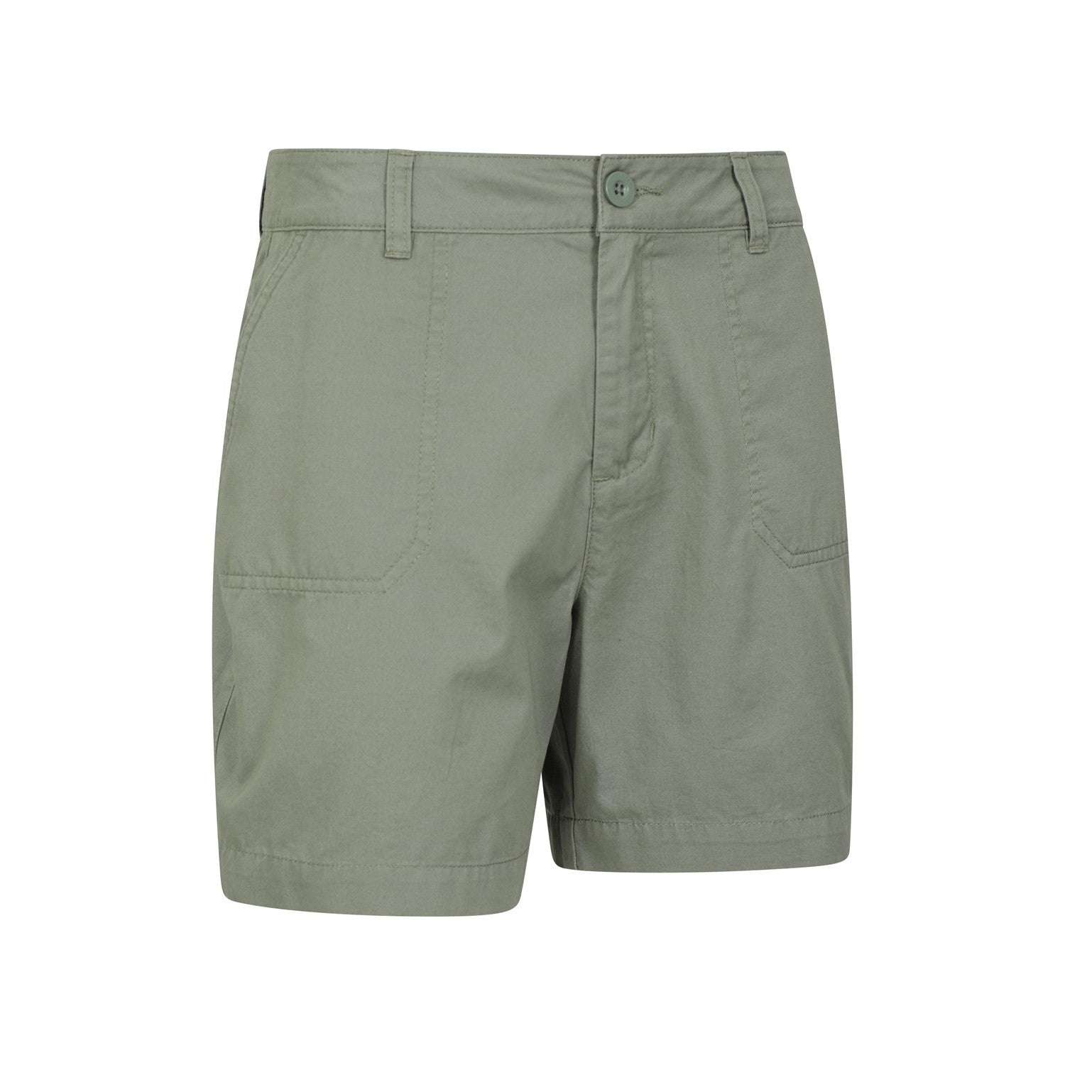 Khaki - Side - Mountain Warehouse Womens-Ladies Bayside Shorts