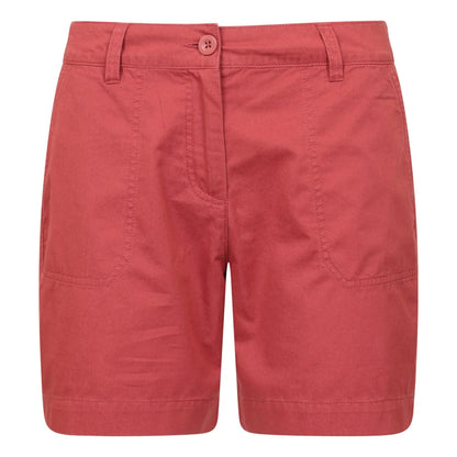 Red - Front - Mountain Warehouse Womens-Ladies Bayside Shorts