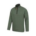 Green - Back - Mountain Warehouse Mens Beta Contrast Zip Top