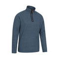 Light Blue - Front - Mountain Warehouse Mens Beta Contrast Zip Top