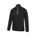 Black - Lifestyle - Mountain Warehouse Mens Beta Contrast Zip Top