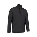 Charcoal - Front - Mountain Warehouse Mens Beta Contrast Zip Top