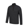 Charcoal - Back - Mountain Warehouse Mens Beta Contrast Zip Top