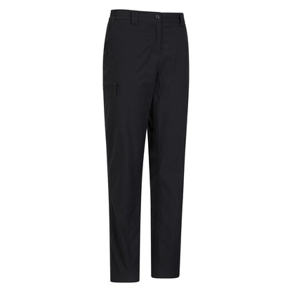 Black - Side - Mountain Warehouse Womens-Ladies Winter Hiker Stretch Hiking Trousers