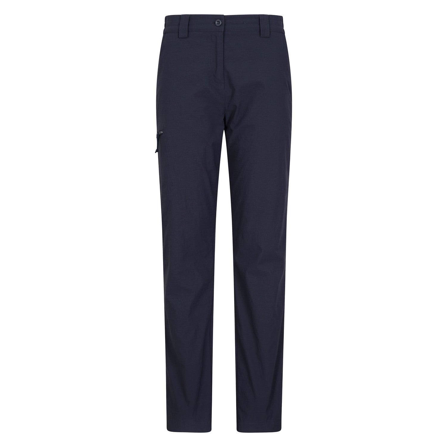 Navy - Front - Mountain Warehouse Womens-Ladies Winter Hiker Stretch Hiking Trousers
