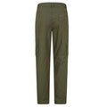 Khaki - Back - Mountain Warehouse Mens Trek II Short Winter Trousers