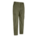 Khaki - Side - Mountain Warehouse Mens Trek II Short Winter Trousers