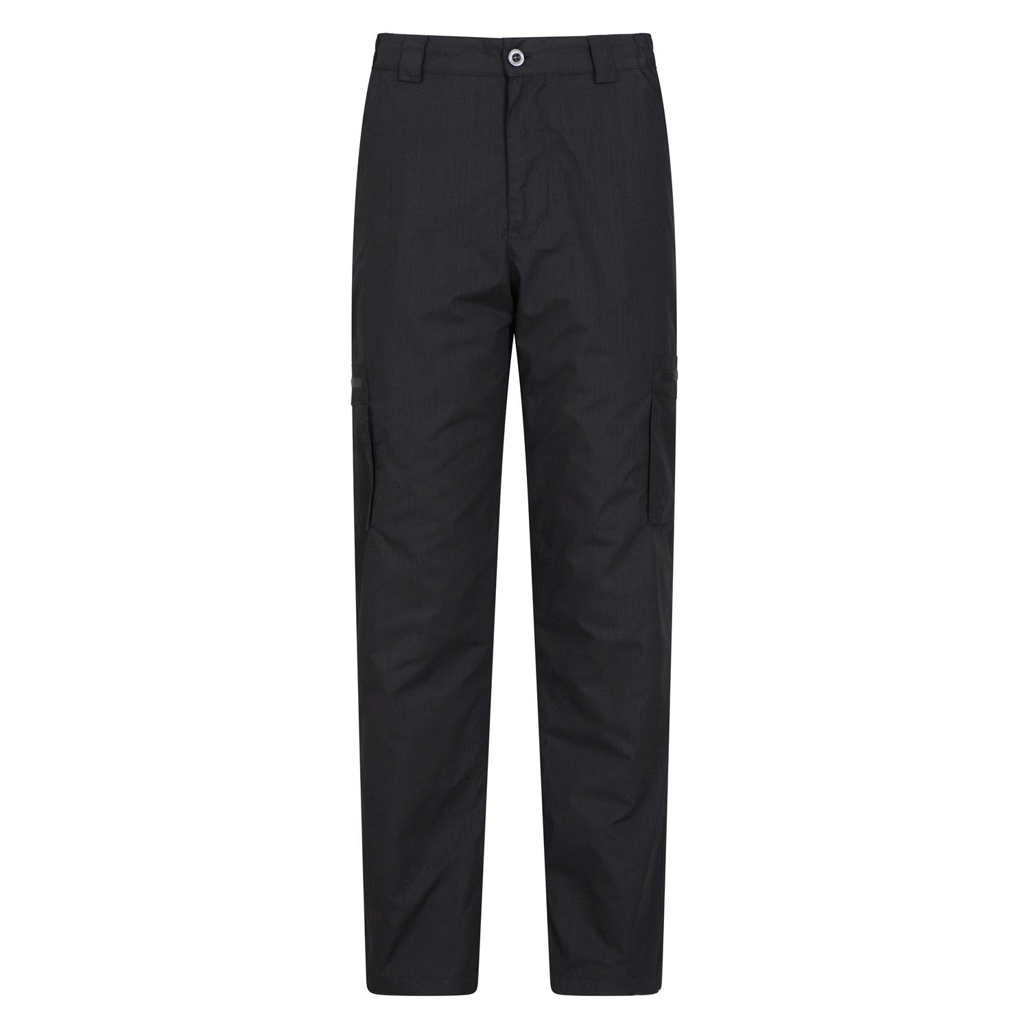 Jet Black - Front - Mountain Warehouse Mens Trek II Short Winter Trousers