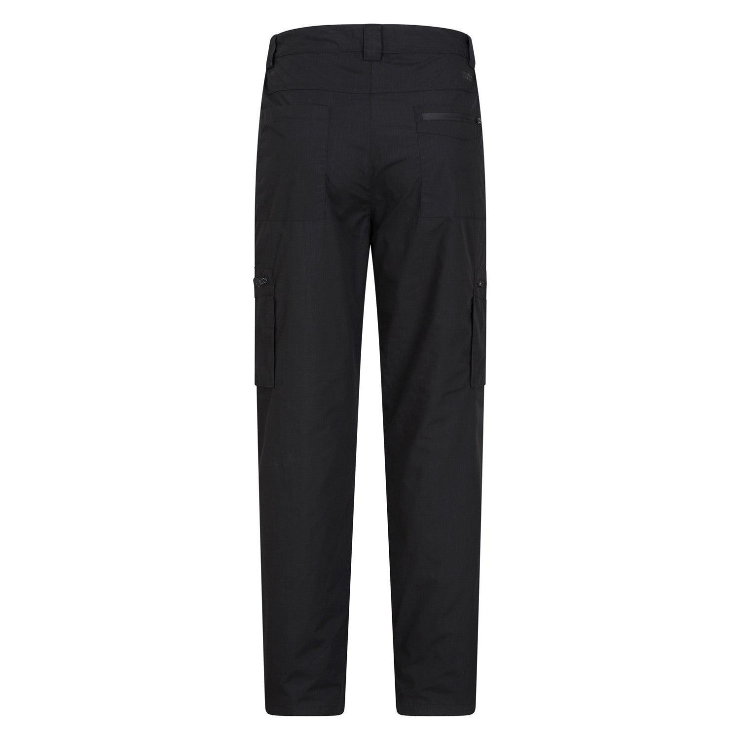 Jet Black - Back - Mountain Warehouse Mens Trek II Short Winter Trousers
