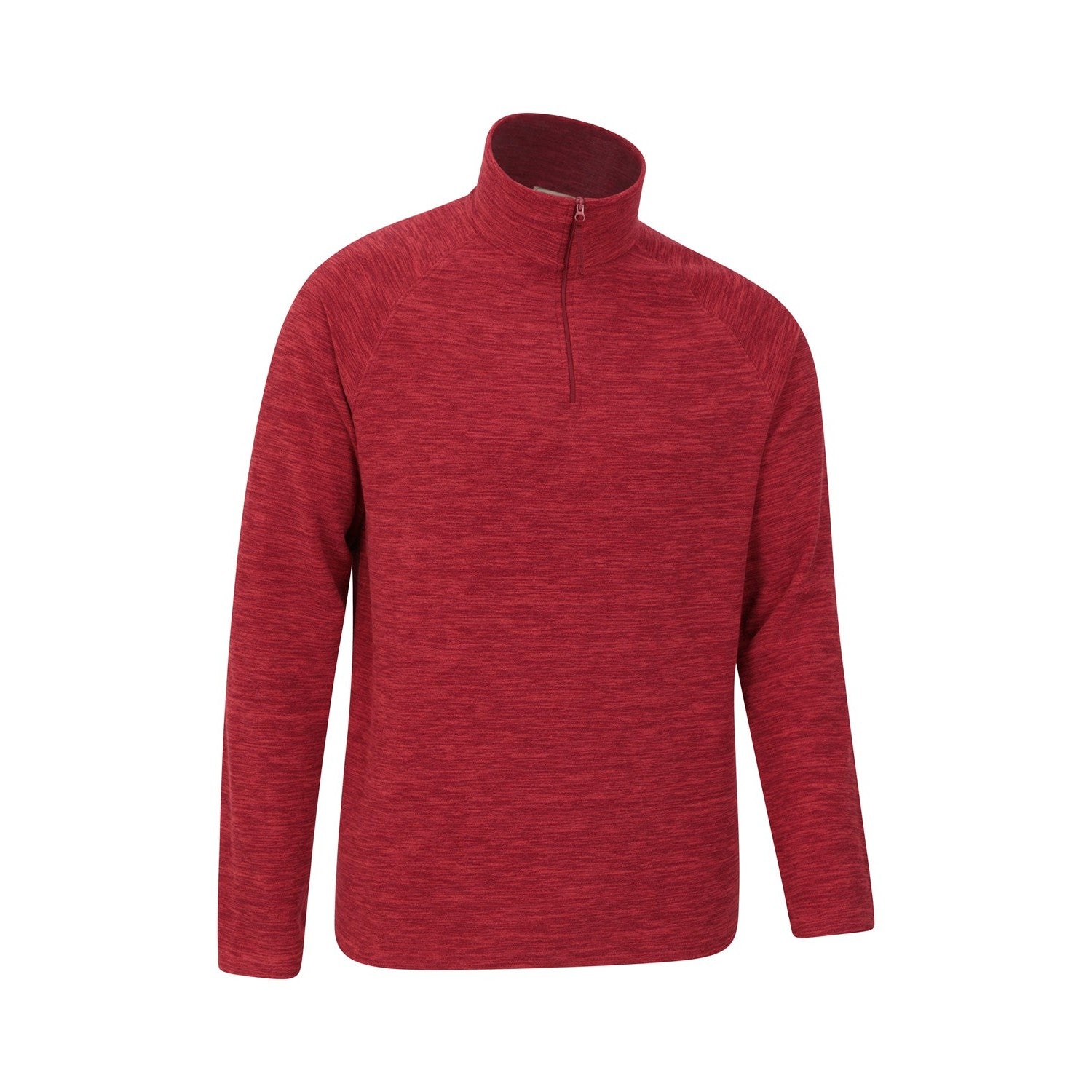 Dark Red - Side - Mountain Warehouse Mens Snowdon II Fleece Top