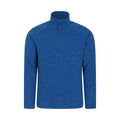 Indigo - Front - Mountain Warehouse Mens Snowdon II Fleece Top