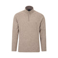 Light Brown - Front - Mountain Warehouse Mens Snowdon II Fleece Top