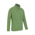 Bright Green - Back - Mountain Warehouse Mens Snowdon II Fleece Top