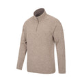 Light Brown - Lifestyle - Mountain Warehouse Mens Snowdon II Fleece Top