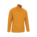 Mustard - Back - Mountain Warehouse Mens Snowdon II Fleece Top