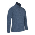 Navy - Back - Mountain Warehouse Mens Snowdon II Fleece Top