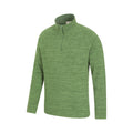 Bright Green - Side - Mountain Warehouse Mens Snowdon II Fleece Top