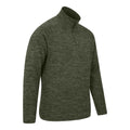 Green - Front - Mountain Warehouse Mens Snowdon II Fleece Top