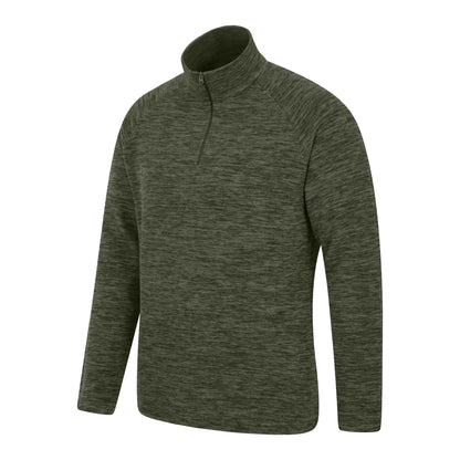 Green - Side - Mountain Warehouse Mens Snowdon II Fleece Top