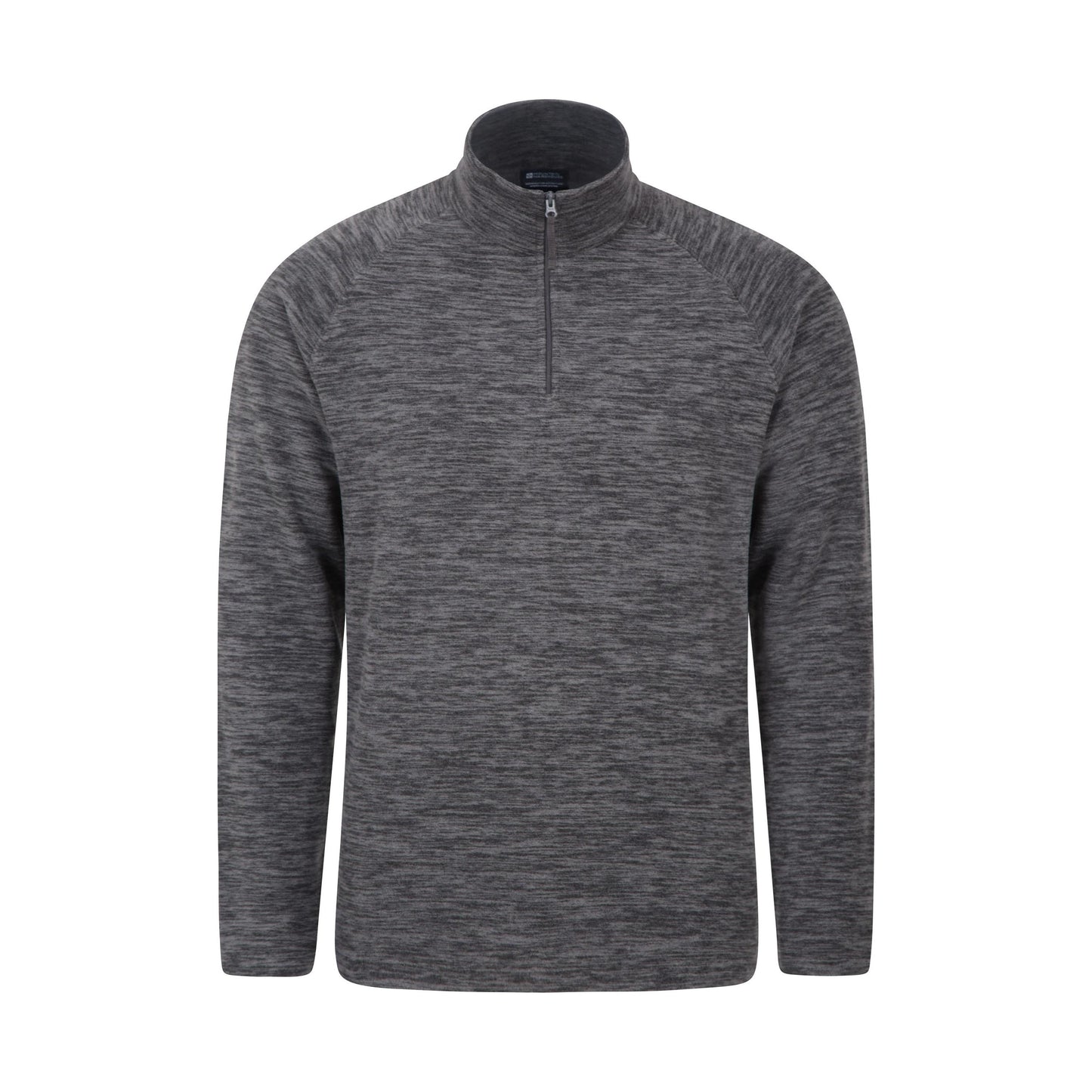 Grey - Front - Mountain Warehouse Mens Snowdon II Fleece Top