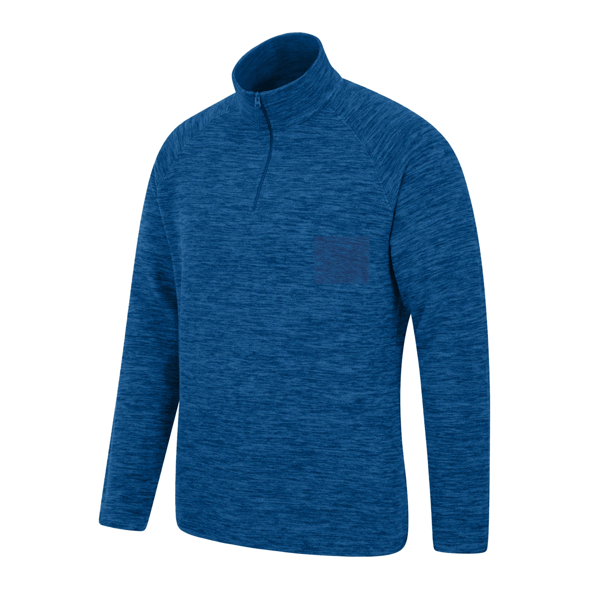 Cobalt - Side - Mountain Warehouse Mens Snowdon II Fleece Top