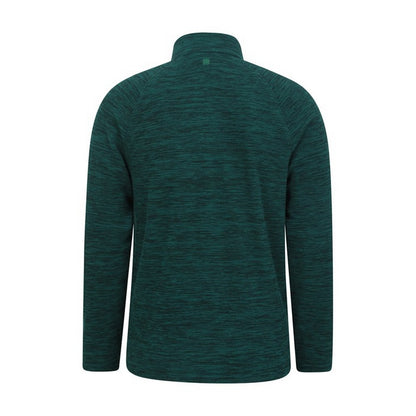 Dark Green - Back - Mountain Warehouse Mens Snowdon II Fleece Top