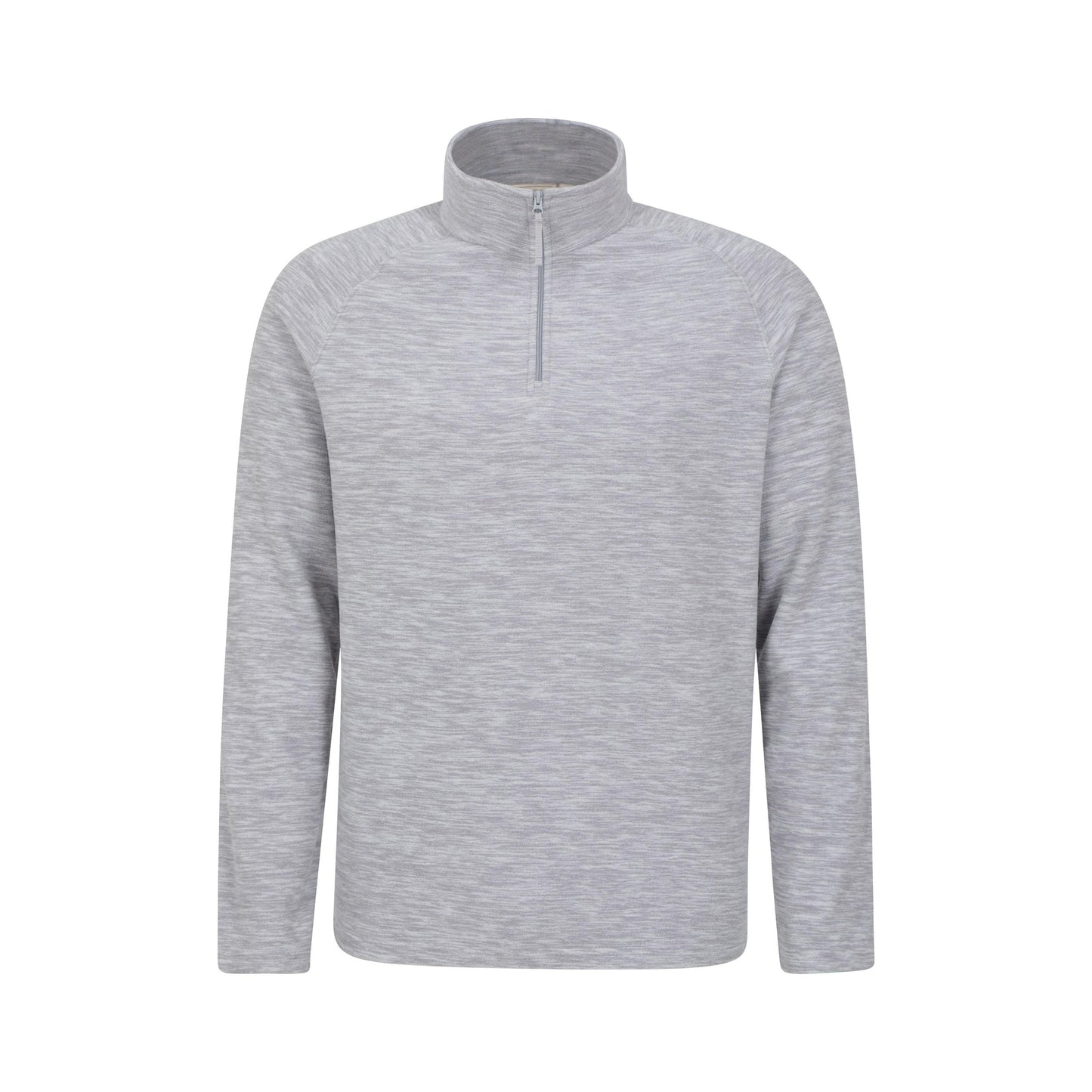 Light Grey - Front - Mountain Warehouse Mens Snowdon II Fleece Top