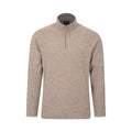 Brown - Front - Mountain Warehouse Mens Snowdon II Fleece Top