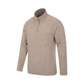 Brown - Side - Mountain Warehouse Mens Snowdon II Fleece Top