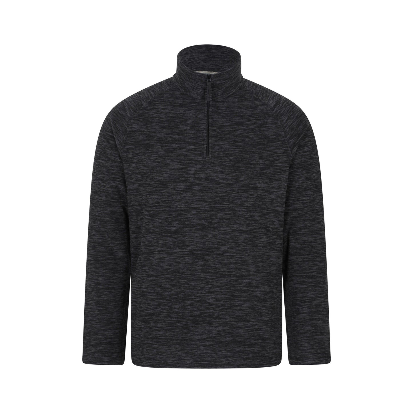 Black - Front - Mountain Warehouse Mens Snowdon II Fleece Top