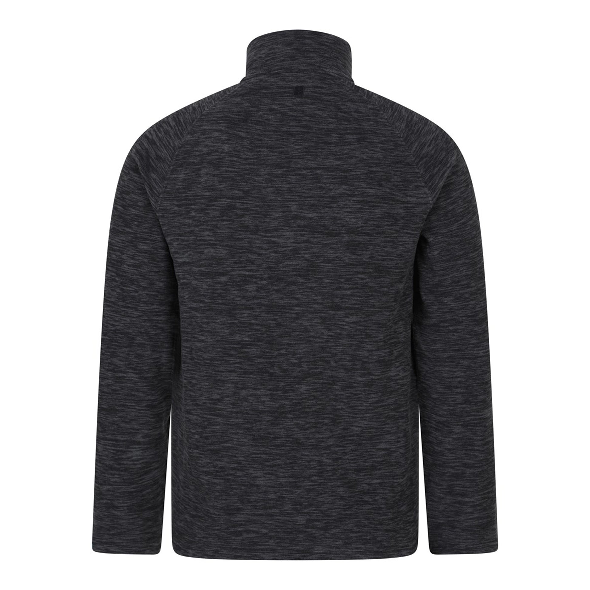 Black - Back - Mountain Warehouse Mens Snowdon II Fleece Top